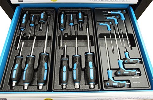 Bensontools Werkstattwagen Blue Edition bestückt mit Werkzeugen - 6