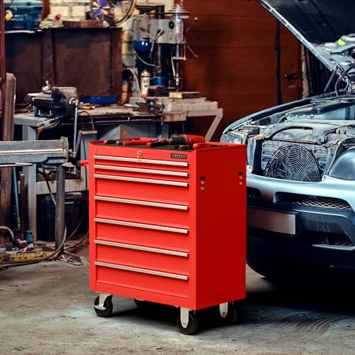 Arebos Werkstattwagen 7 Fächer - 9