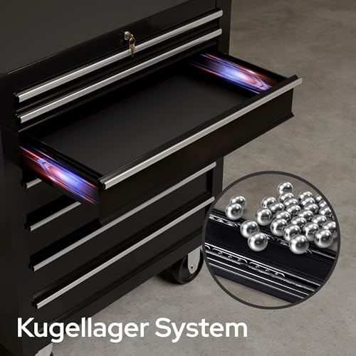 Arebos Werkstattwagen leer mit 7 Schubfächer - 3