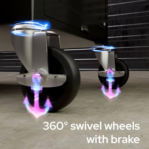 Arebos Werkstattwagen leer mit 9 Fächer - 4