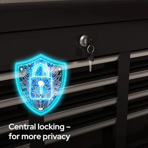 Arebos Werkstattwagen leer mit 9 Fächer - 7