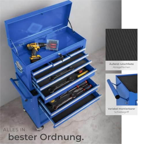 tectake Werkstattwagen leer mit Kofferaufsatz - 7