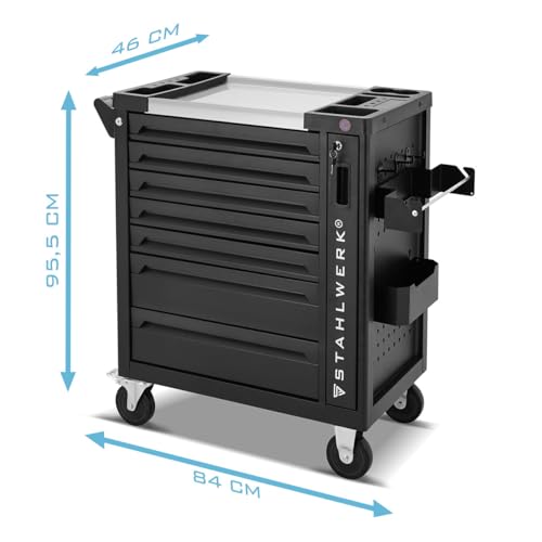 STAHLWERK Werkstattwagen EAGLE leer Abemessungen