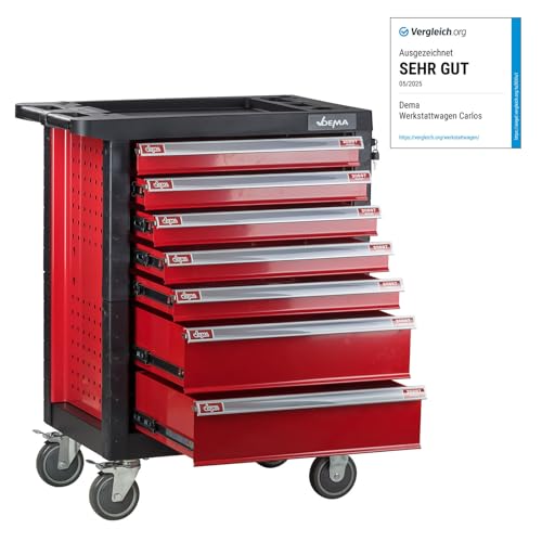 DEMA Werkstattwagen leer mit 7 Schubladen - 3