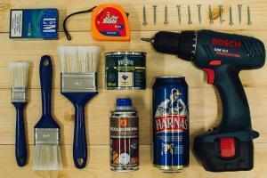 Werkzeugaufbewahrung an der Wand